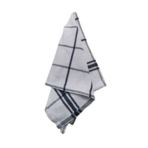 Servjett puuvill ruut "Dark blue II"