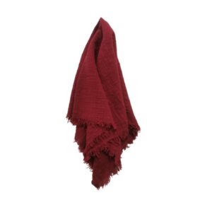 Servjett puuvill/marli "Burgundy"