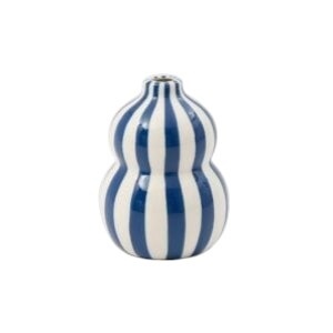 Ühe-lille-vaas valge/sinine H13 "Karusell"