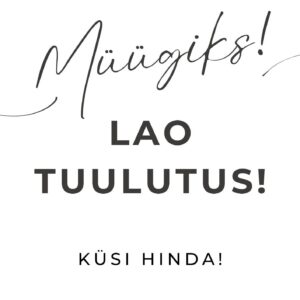 MÜÜGIKS! Küsi hinda!